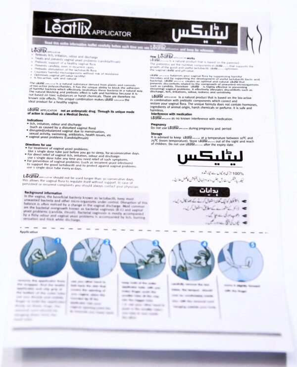 Vaginal Applicator for Leucorrhoea